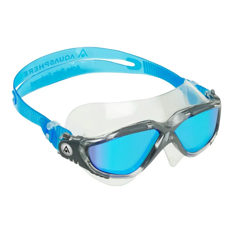 Aqua Sphere Vista Blue Titanium Mirror Goggle Grey/Blue